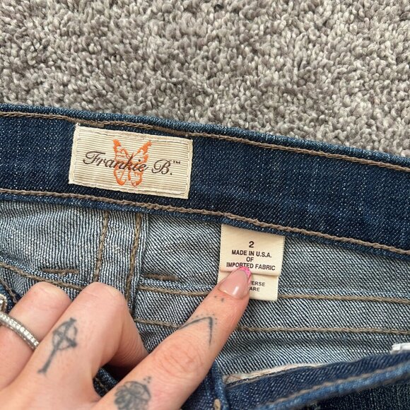 Vintage Frankie B Y2K Flare Jeans- Women's 2 - Picture 4 of 5
